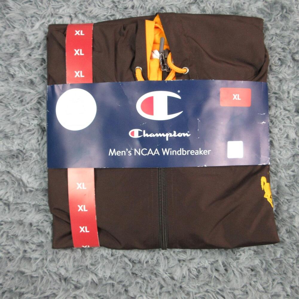 Wyoming Cowboys Jacket Mens XL Brown NCAA Football Champion Windbreaker NWT
